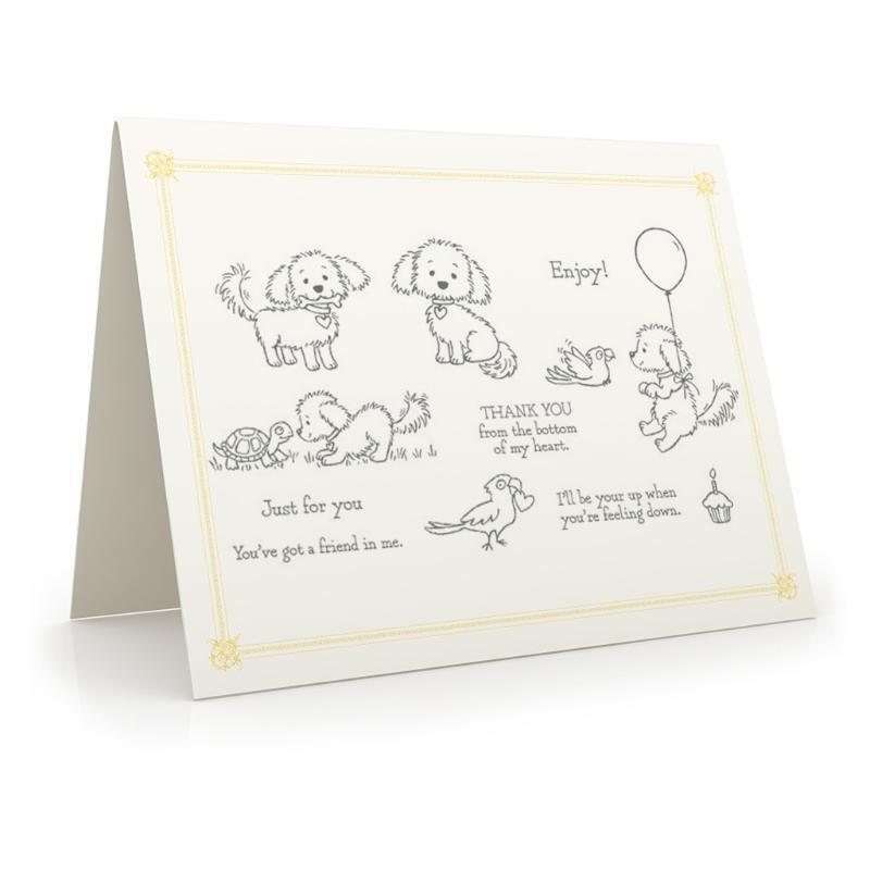 Cartoon Dog Silicone Clear Seal Stamp DIY Scrapbooking Embossing Photo Album