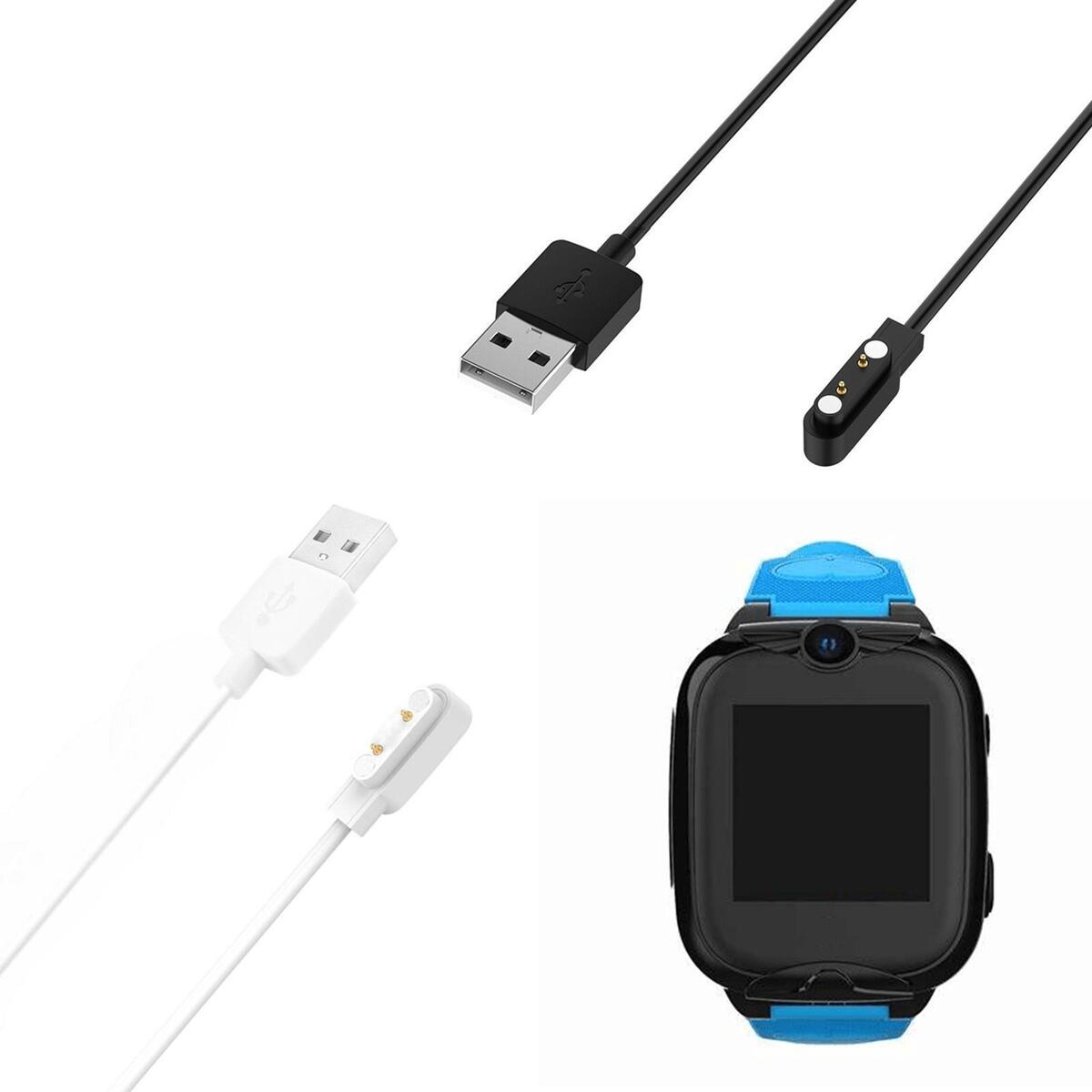 2pcs Smart Watch Charger Smartwatch Charging Cable for XG02 Smartwatch