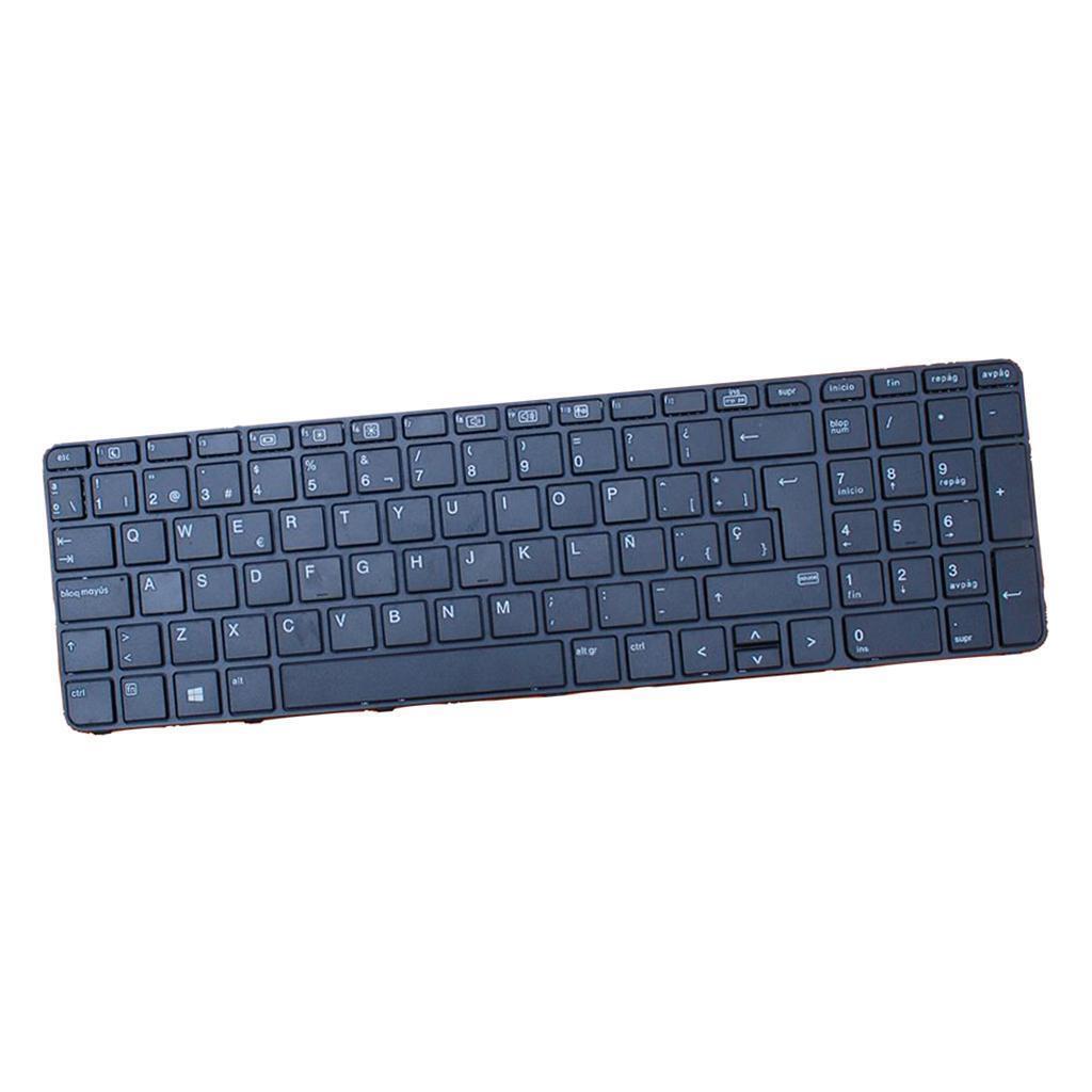 NEW Spanish Layout For    450 G3 455 G3 470 G3 Laptop Keyboard+Frame