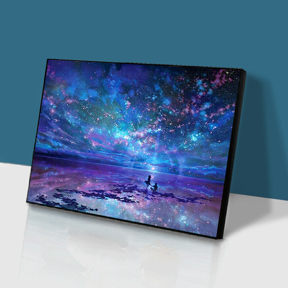 DIY Starry Sky Cross Stitch 5D Full Square Drill Diamond Painting Home Gift