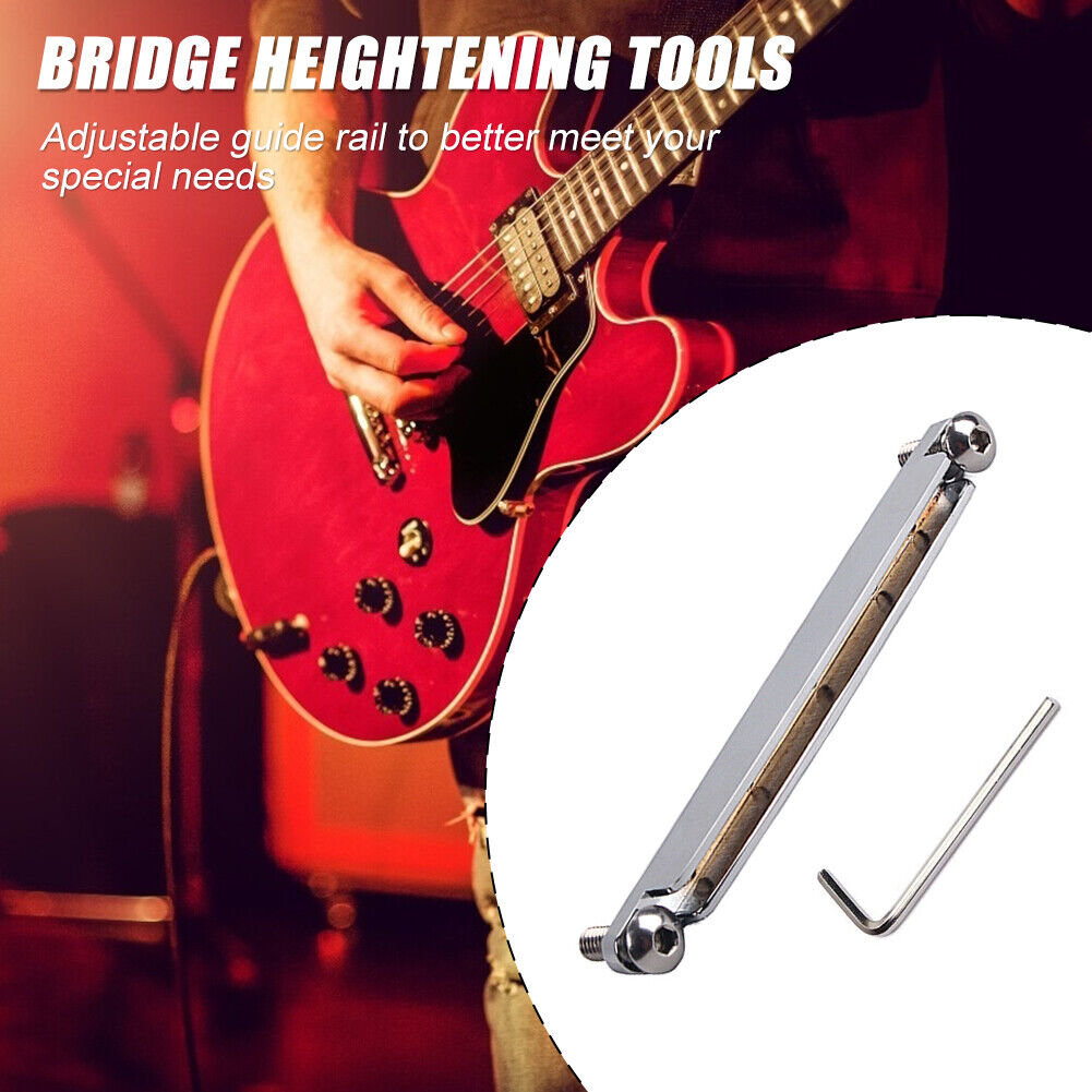 Acoustic Guitar Adjustable Bridge Saddle+Screwdriver Stringed Instruments