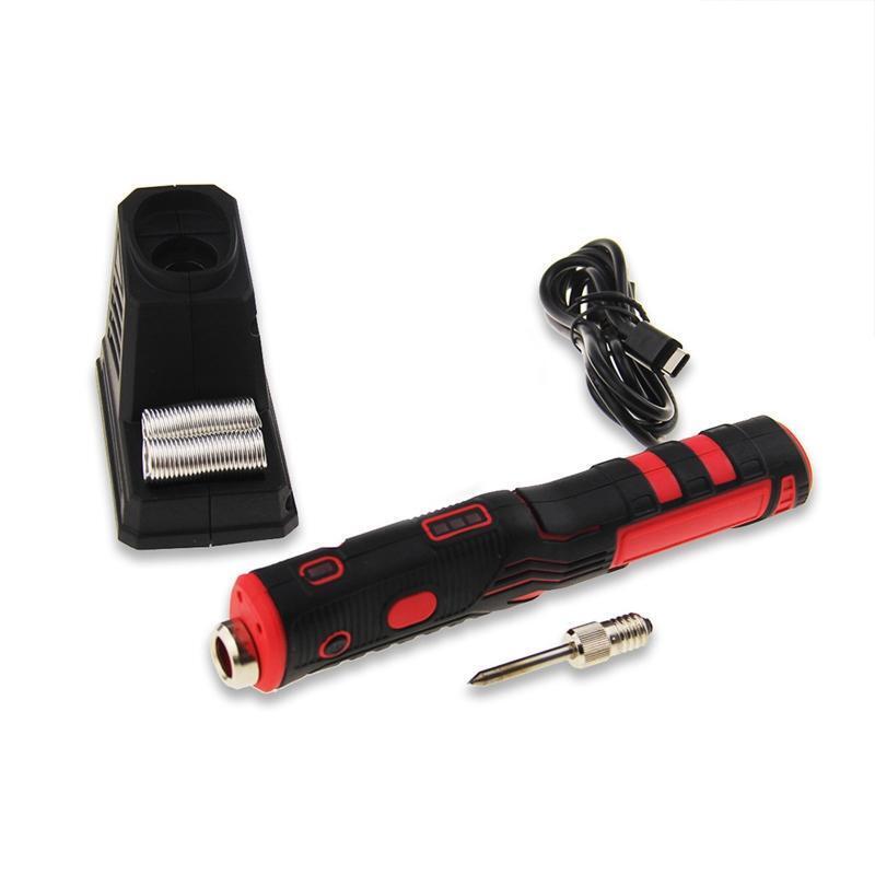 Wireless USB Charging Soldering Iron Kit Rechargeable Welding Iron Kit for DIY