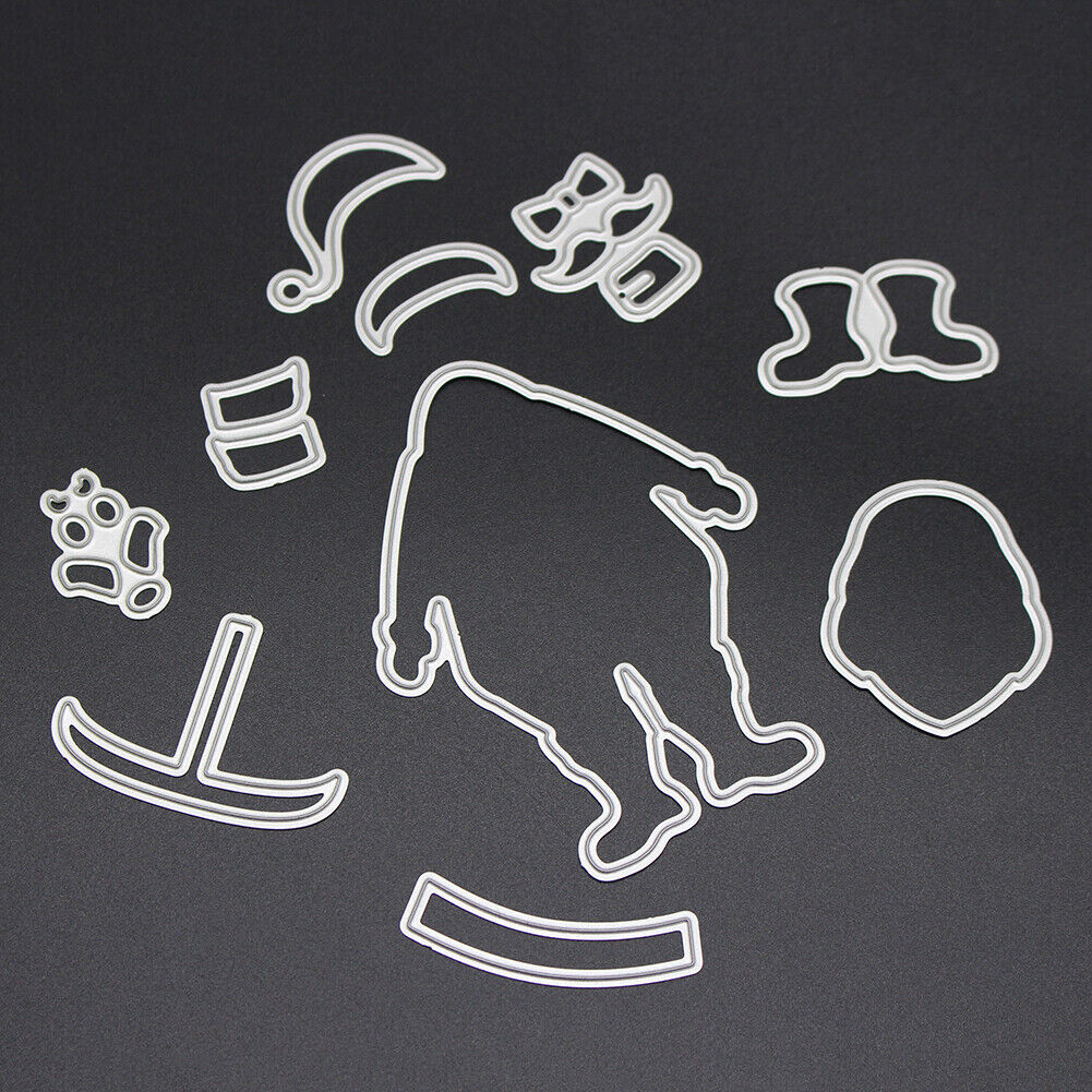 Santa Metal Die Cutting Die Stencil DIY Scrapbooking Paper Card Decor Craft
