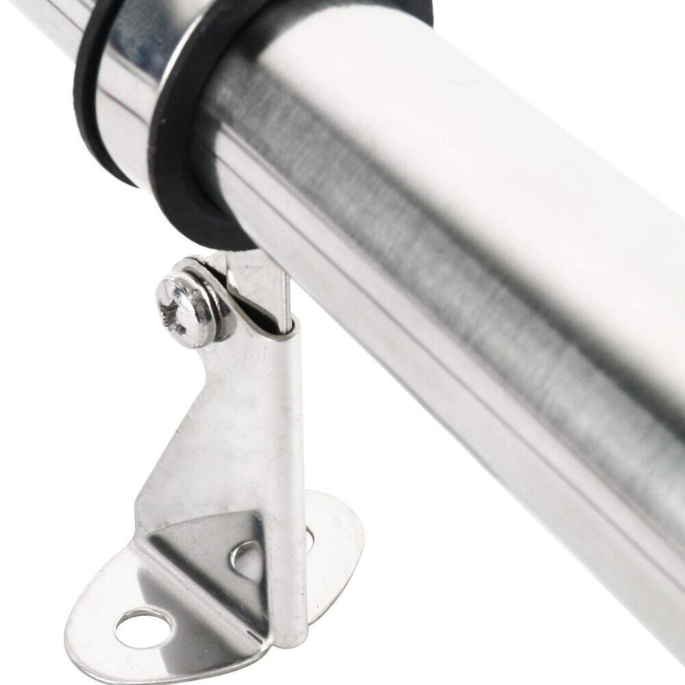 12V Polished Stainless Steel Single Trumpet Horn Low Tone for Marine Boat