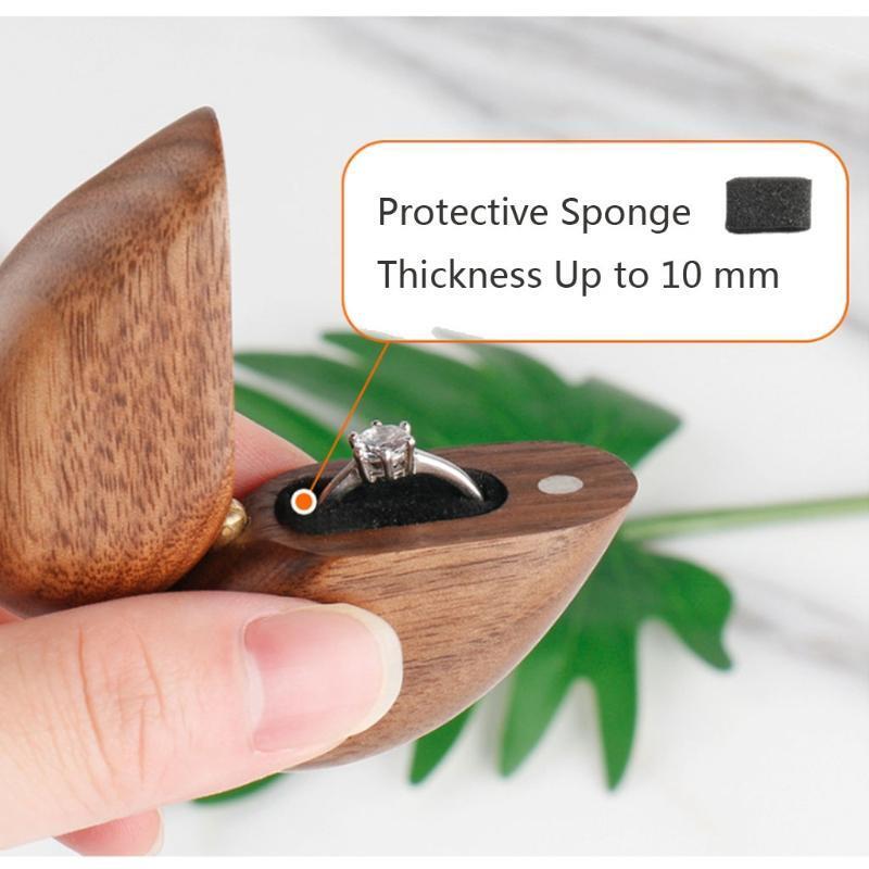 Soft Interior Holder Jewelry Handmade Wooden Presentation Box Jewelry Chest