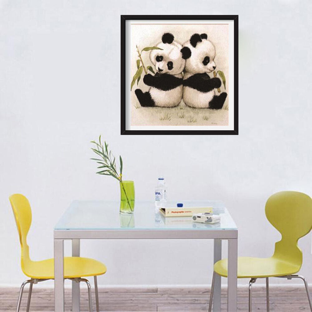 DIY 5D Embroidery Lovely Panda Diamond Painting Handmade Cross Stitch Craft