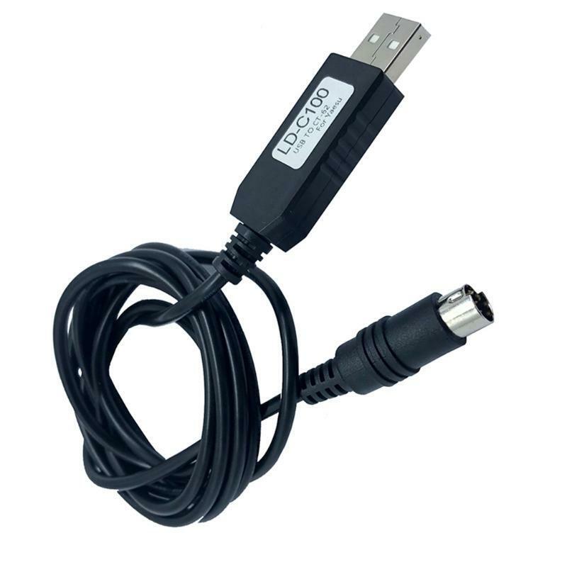 Black Efficient Data Line USB Power Compatible with Yaesu FT 100 FT 817ND