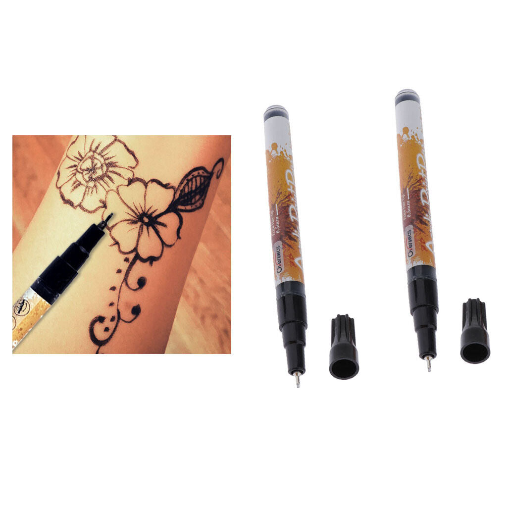 2x Acrylic Marker Waterproof Pen Children for  Photo Album