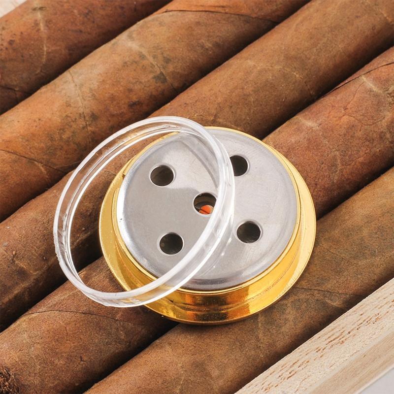 Small Cigar Box Hygrometer 38mm Round Shape Humidor Insert Style Small