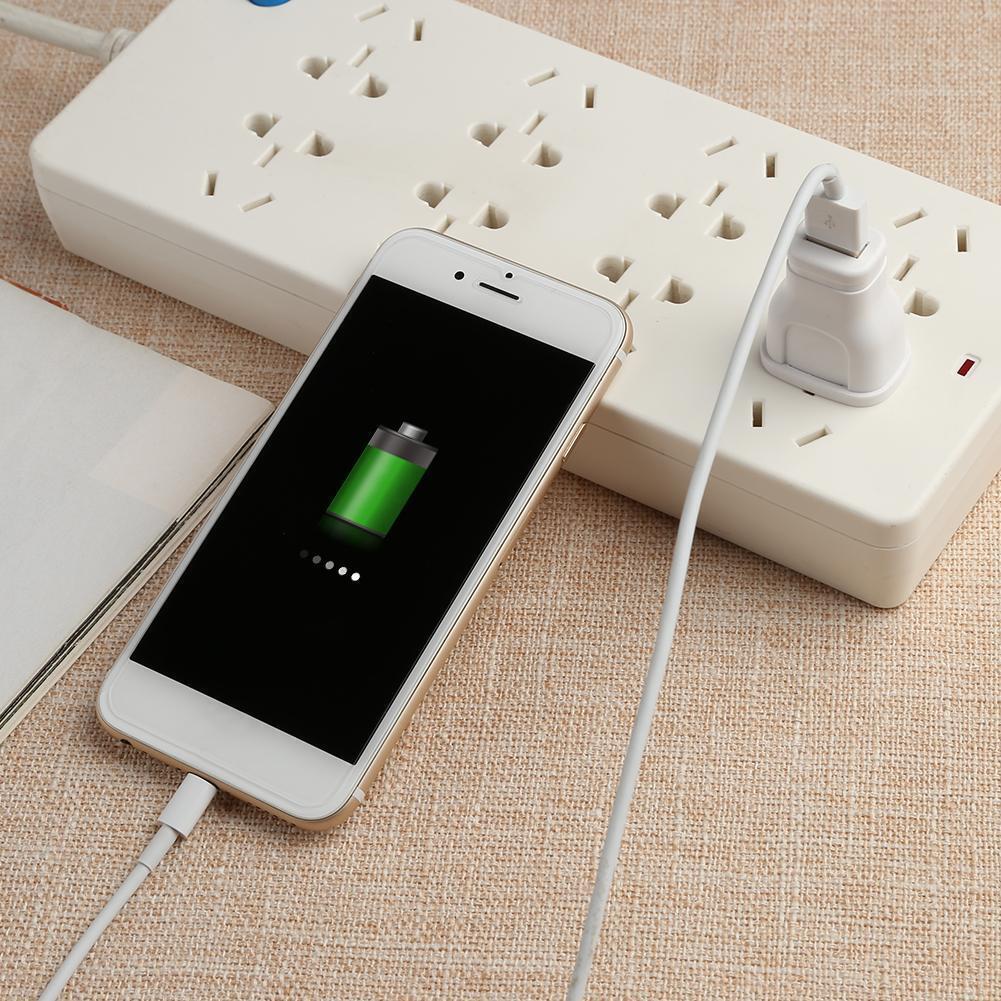 Direct Charging DC 5V 1A USB Charger Adapter Cable Connector (White EU)