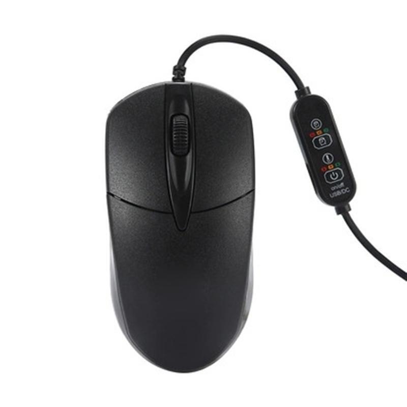 Warmer Hands Ergonomic Wired Mouse 1600dpi Optical Mouse for Home Office Friend