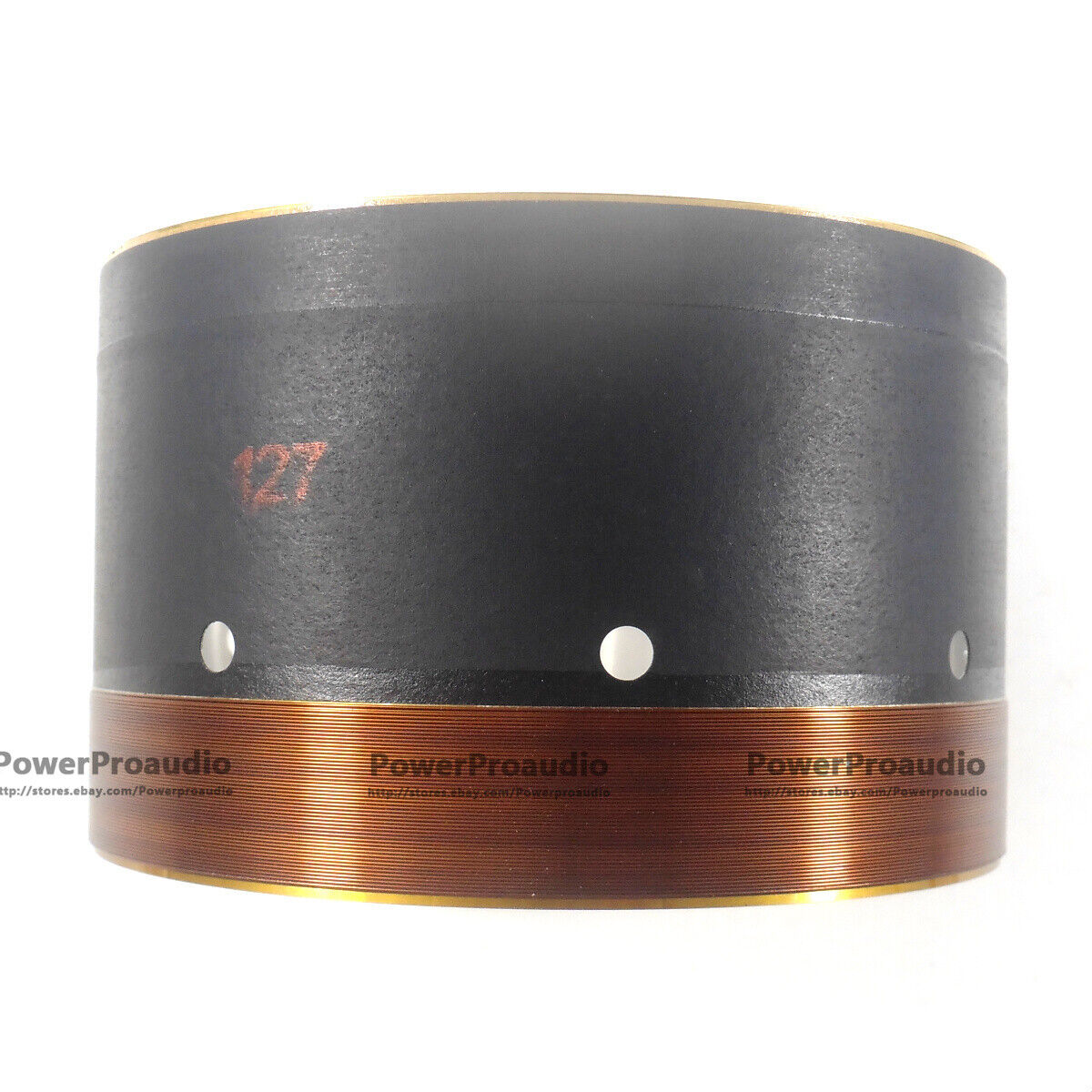 2x 127mm Voice coil Copper wire 8 Ohm For Loudspeaker Repair Tweeter ASV Bobbin