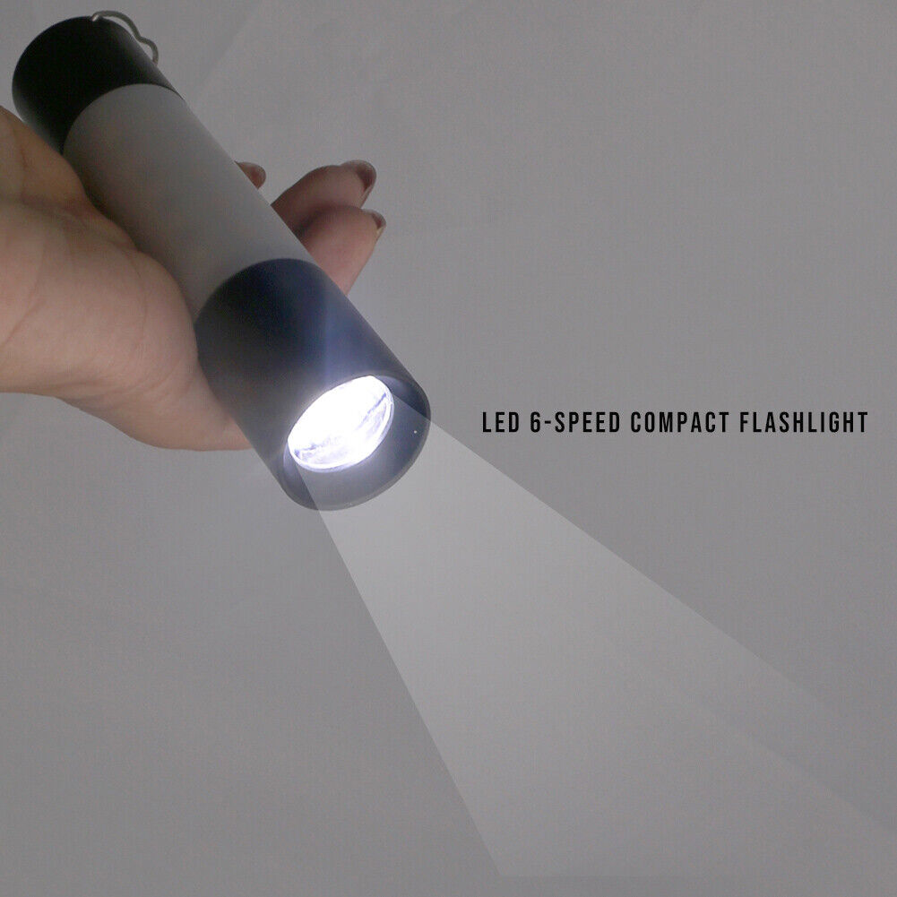 USB Rechargeable Hanging Flashlight Zoomable LED Torch Camping Tent Lamp