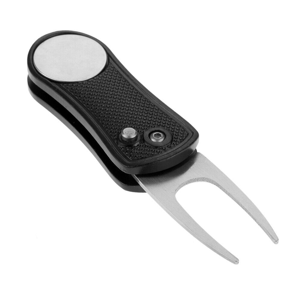 Foldable Golf Divot Tool Easy Unfold Golf Clubs Cleaner Repair Tool Equipment