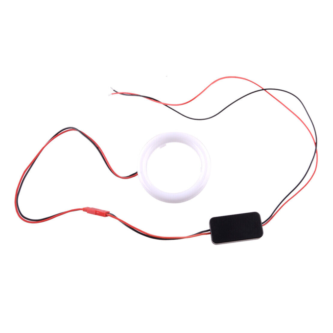 2pcs 60mm DRL COB LED Angel Eyes Halo Ring Fog Headlight Lamp Light Red Acc