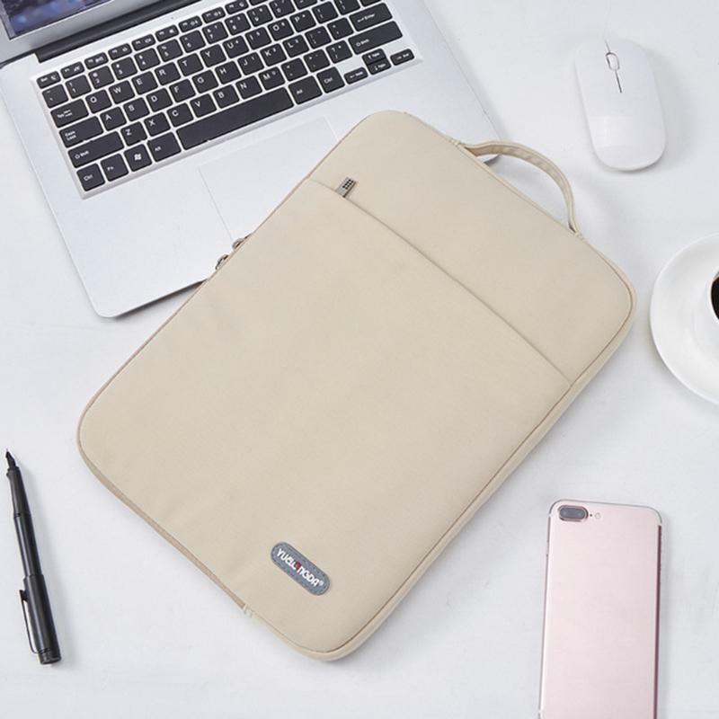 PC Pad Liner Bag Sleeve Case Waterproof surface Zipper Bag of Laptop13-15.6in