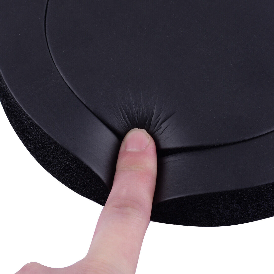 4x 6.5" Car Speaker Ring Bass Door Trim Sound Insulation Cotton Pad Accessory Li