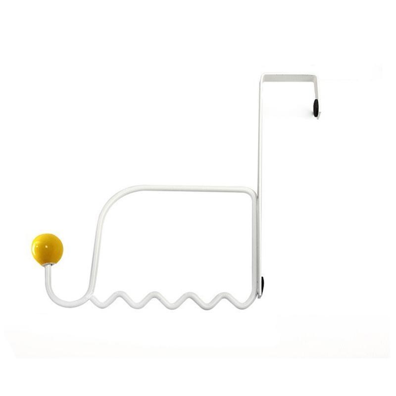 3x Over The Door Hooks Bathroom Organizer for Hanging Key Towels Robes Brush Bag
