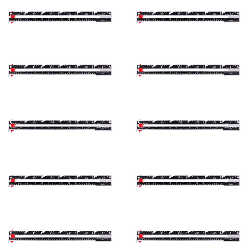 10  Aluminum Sewing Ruler Sewing Measuring  DIY Quilting Sewing