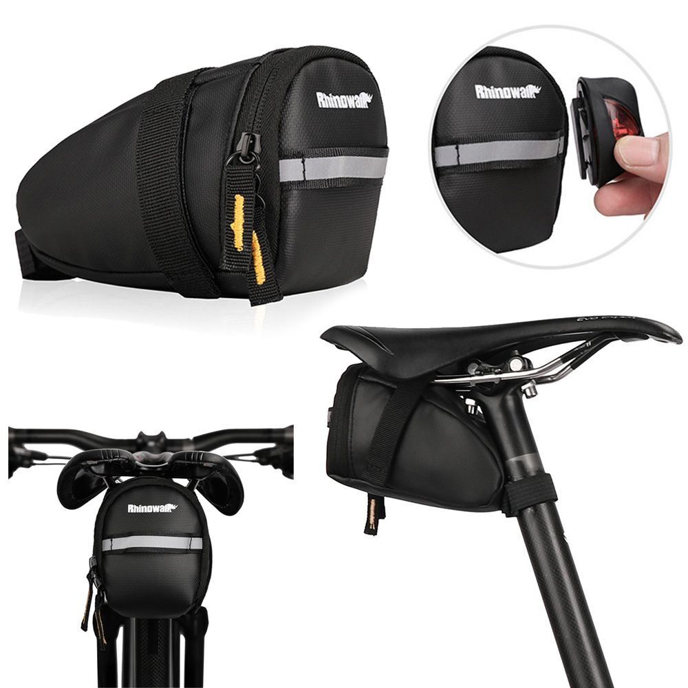 Sports Outdoor Bike Saddle Bag Under Seat Storage Cycling Bags Rear Tail Pouch