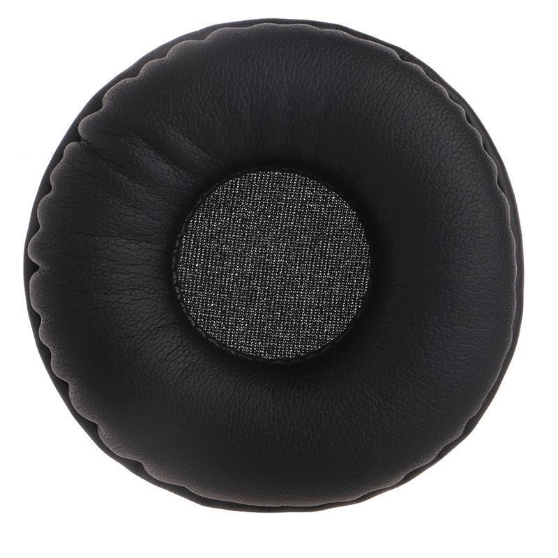 1 Pair Replacement Faux Leather Sponge Ear Pads Cushions for Headphone Headset