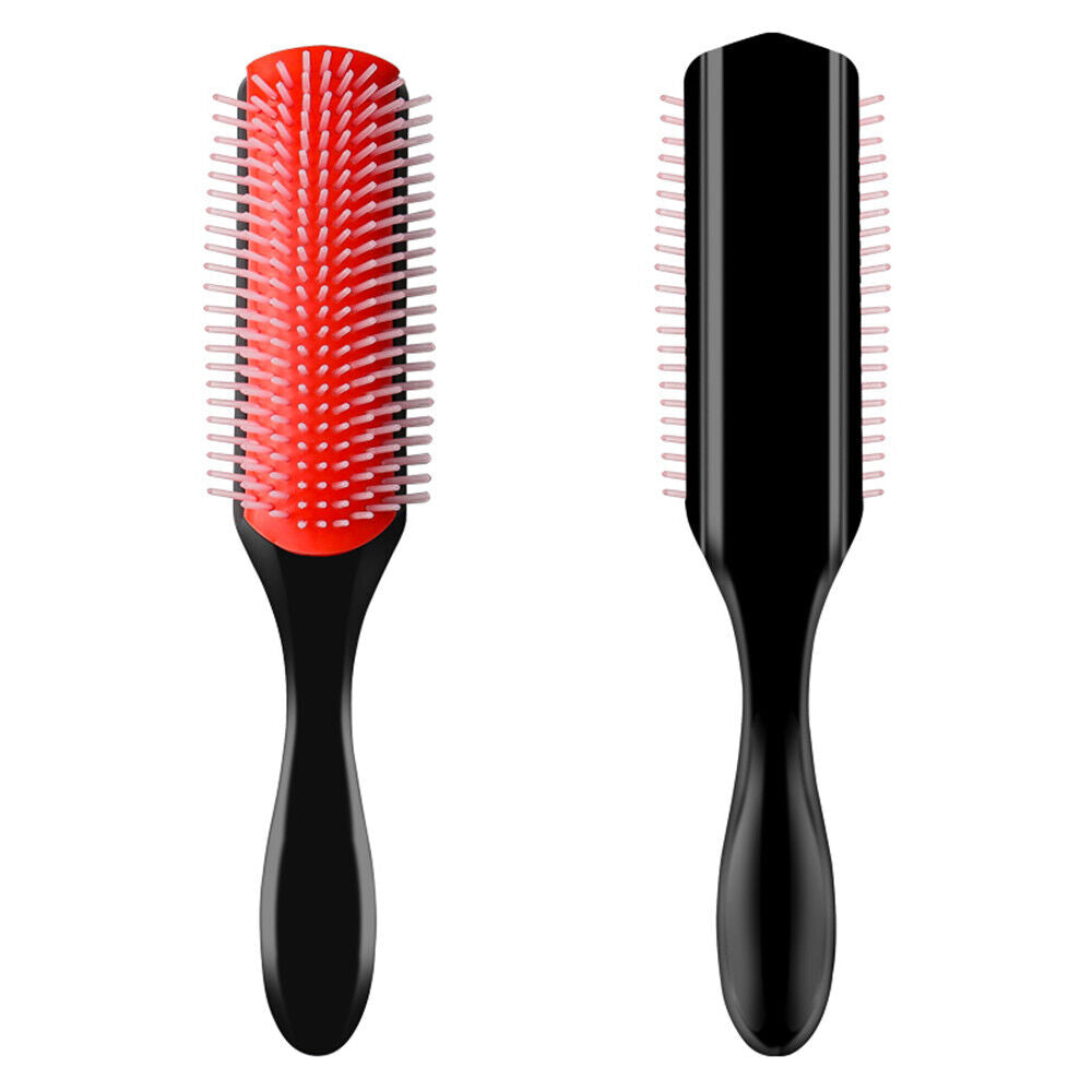 Massage tool Salon Professional 9 Row Hair Brush Hairbrush Classic Styling Comb