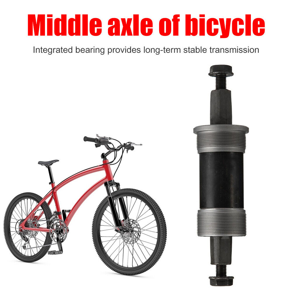 MTB Bike Axis BB Bottom Bracket Square Tapered Spindle Axis Parts (122.5mm)