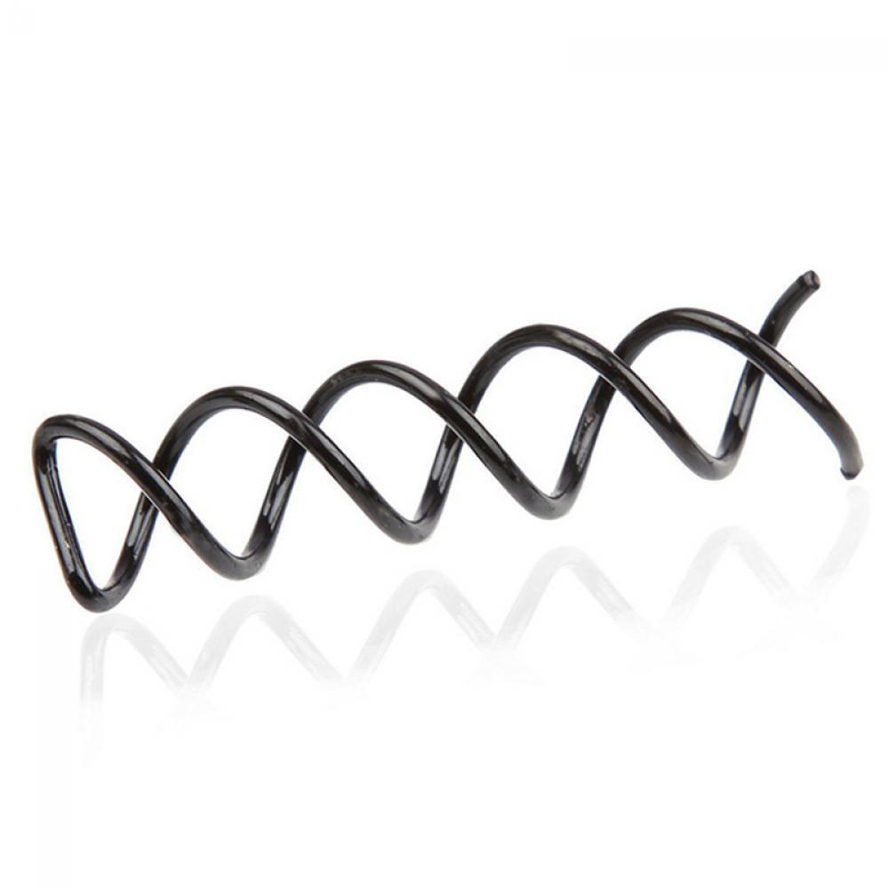 5pairs Cute Women Screw Bobby Spiral Spin Barrette Hairpin Twisted Hair Clip