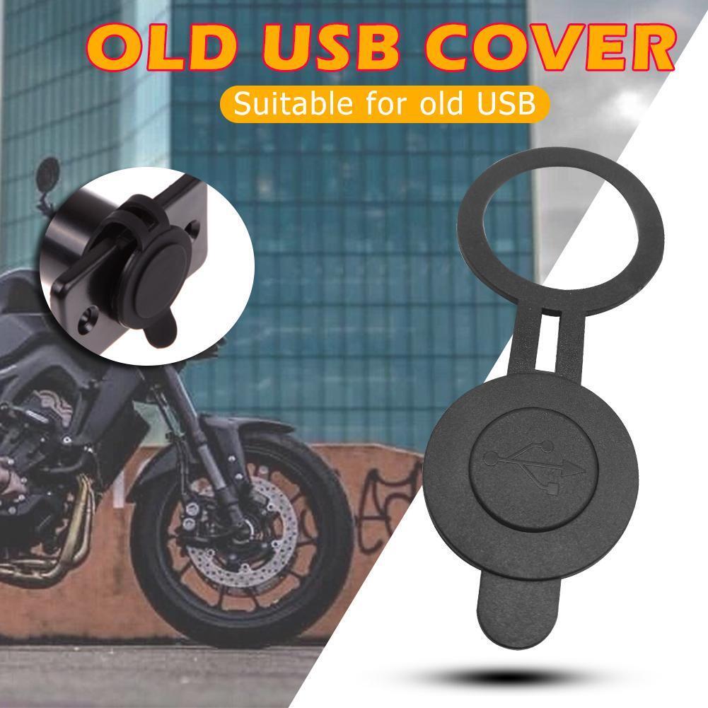 30mm Dia Round Waterproof Dust Cover for Dual USB Car Motorcycle Charger