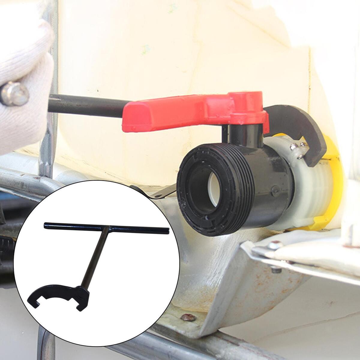 Durable Ton Barrel Valve Wrench Opener Lid Wrench Iron Tool Supplies