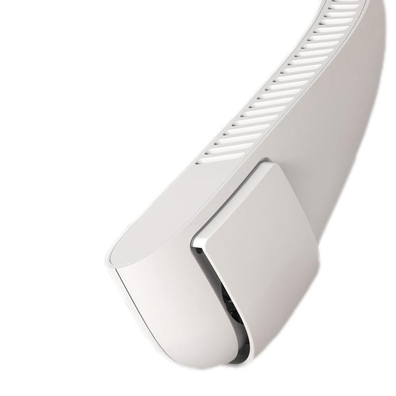 Bladeless Neckband Fan Rechargeable Headphone Design USB Powered Fan 3 Speeds