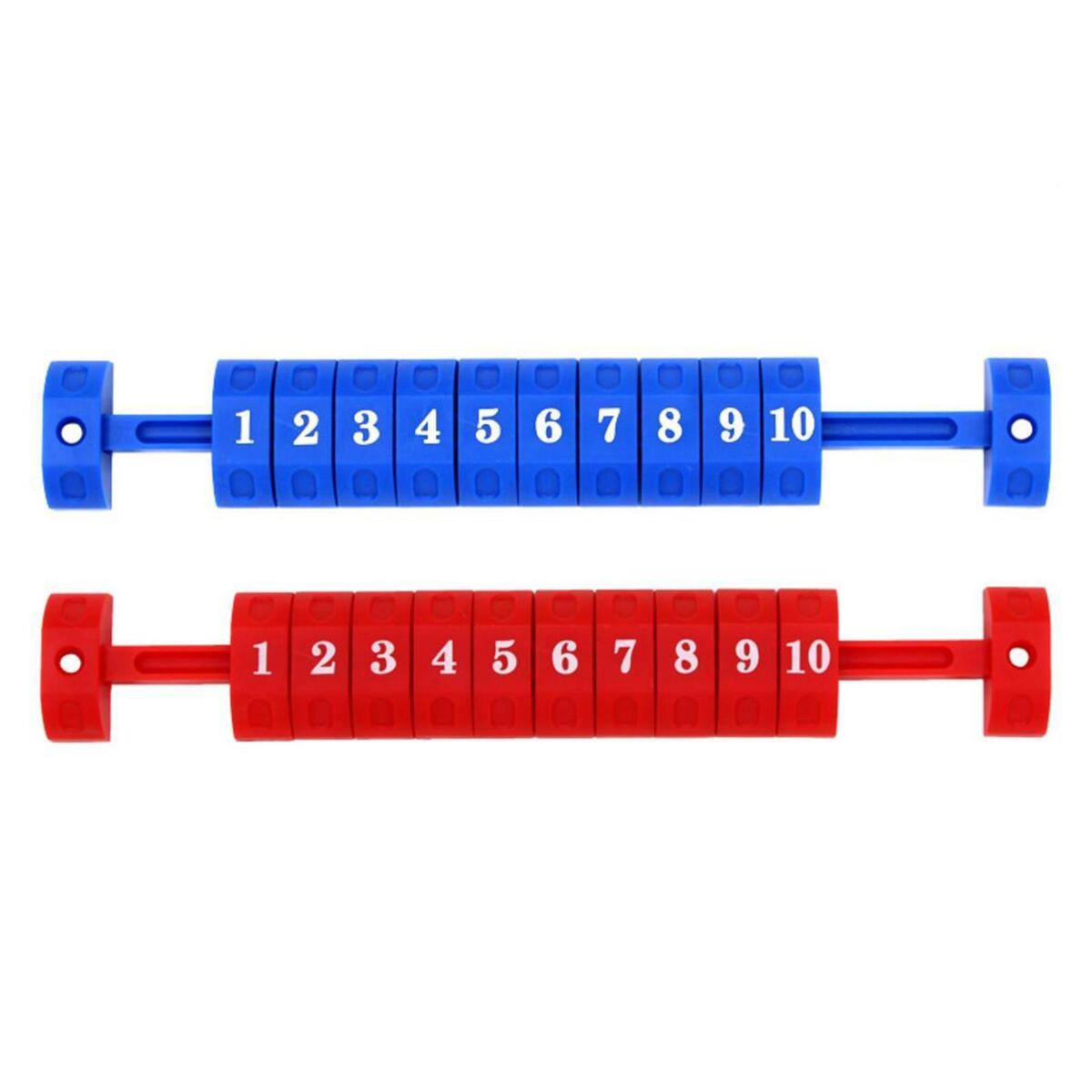 2Pcs Foosball Scoreboard Counters 10 Numbers Keepers for Gaming Room Parts