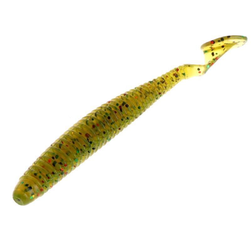 10pcs/set Fishing Lures Worm Soft Silicone T Tail Swimming Bass Bait 8.5cm 2.4g
