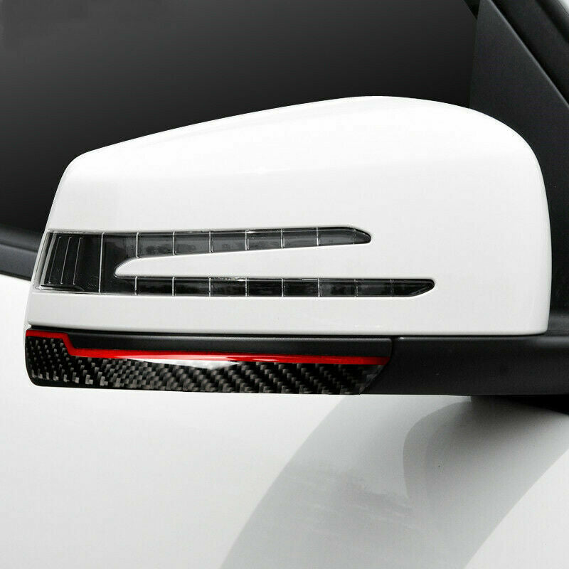 Rearview Side Mirror Stripe Protector Trim fit for Benz W204 W212 GLA GLK