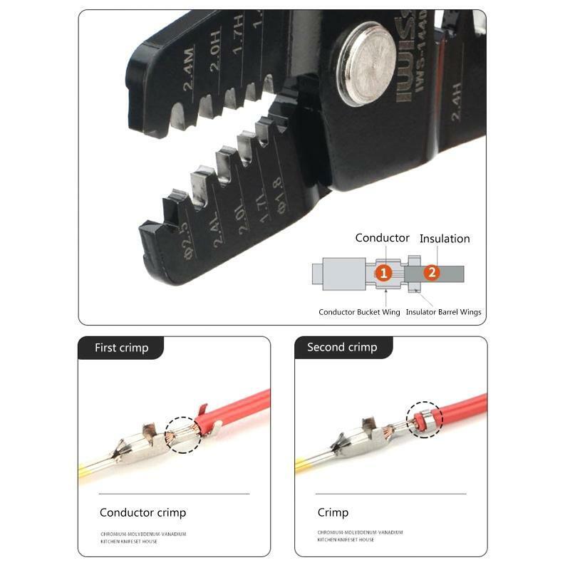 Automotive Connector Male & Female Du-pont Pin Crimping Pliers Wiring Harness