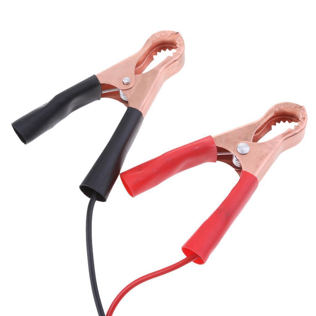 Premium 18AWG SAE to Alligator Clips Extension Cable Battery Jumper Booster