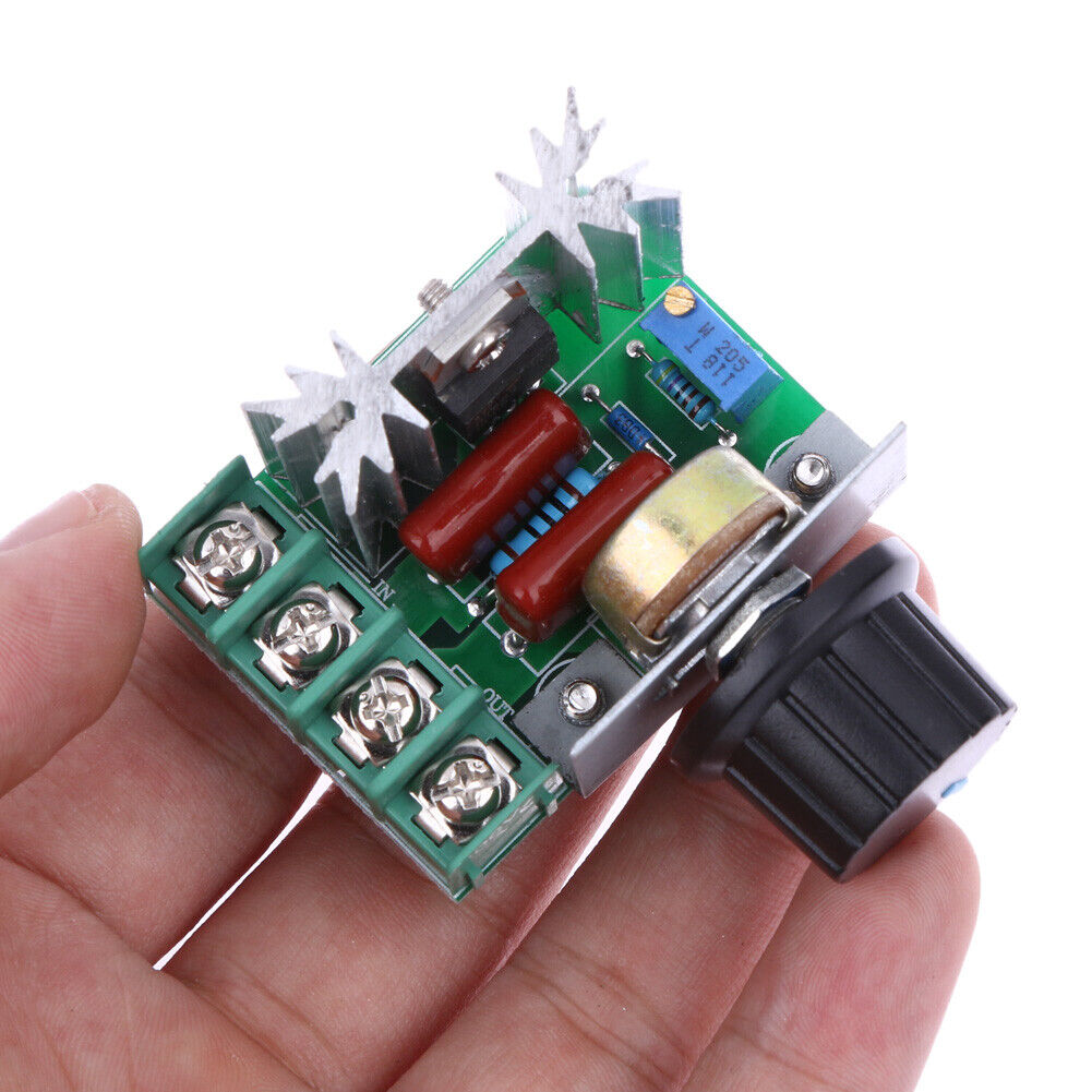 2000W SCR Electronic Voltage Regulator Speed Controller Dimmer Thermostat
