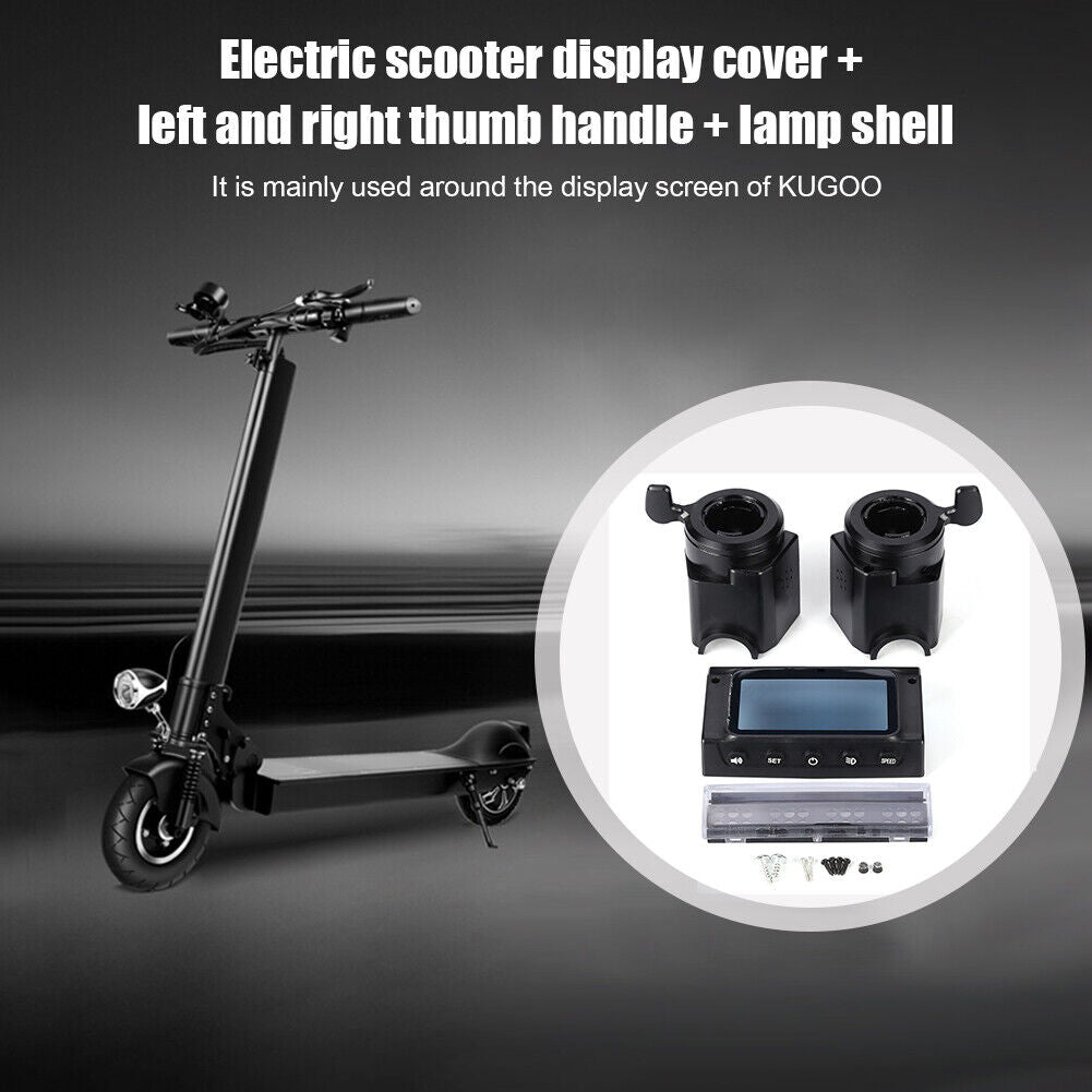 Electric Scooter Screen Cover+2 Thumb Handle+Lamp Shell for Kugoo S1 S2 S3