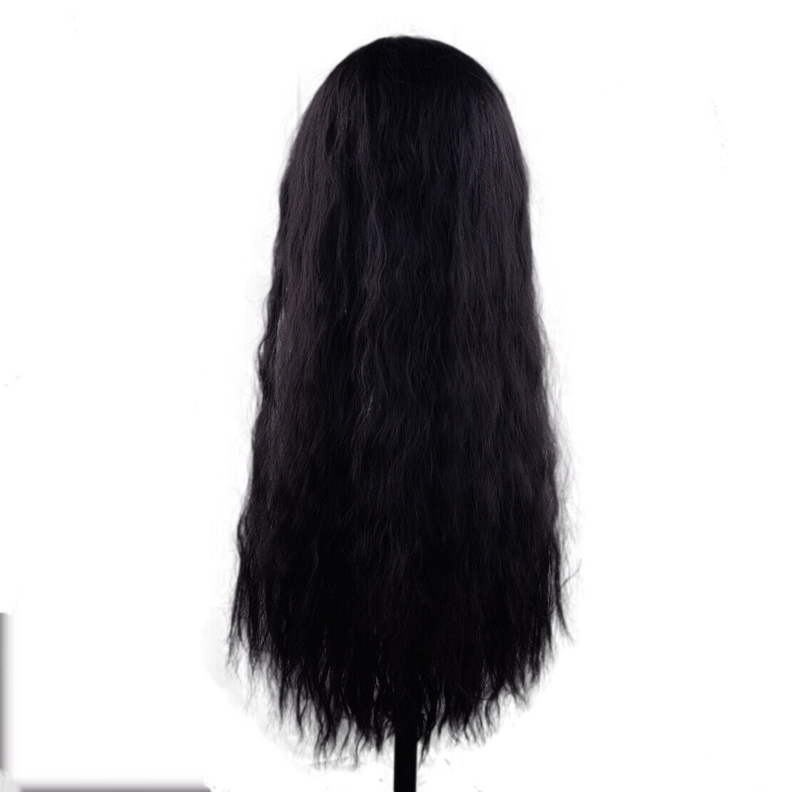 Women Long Black Loose Curly Wave Hair Lace Front Wigs Heat Resistant Wigs