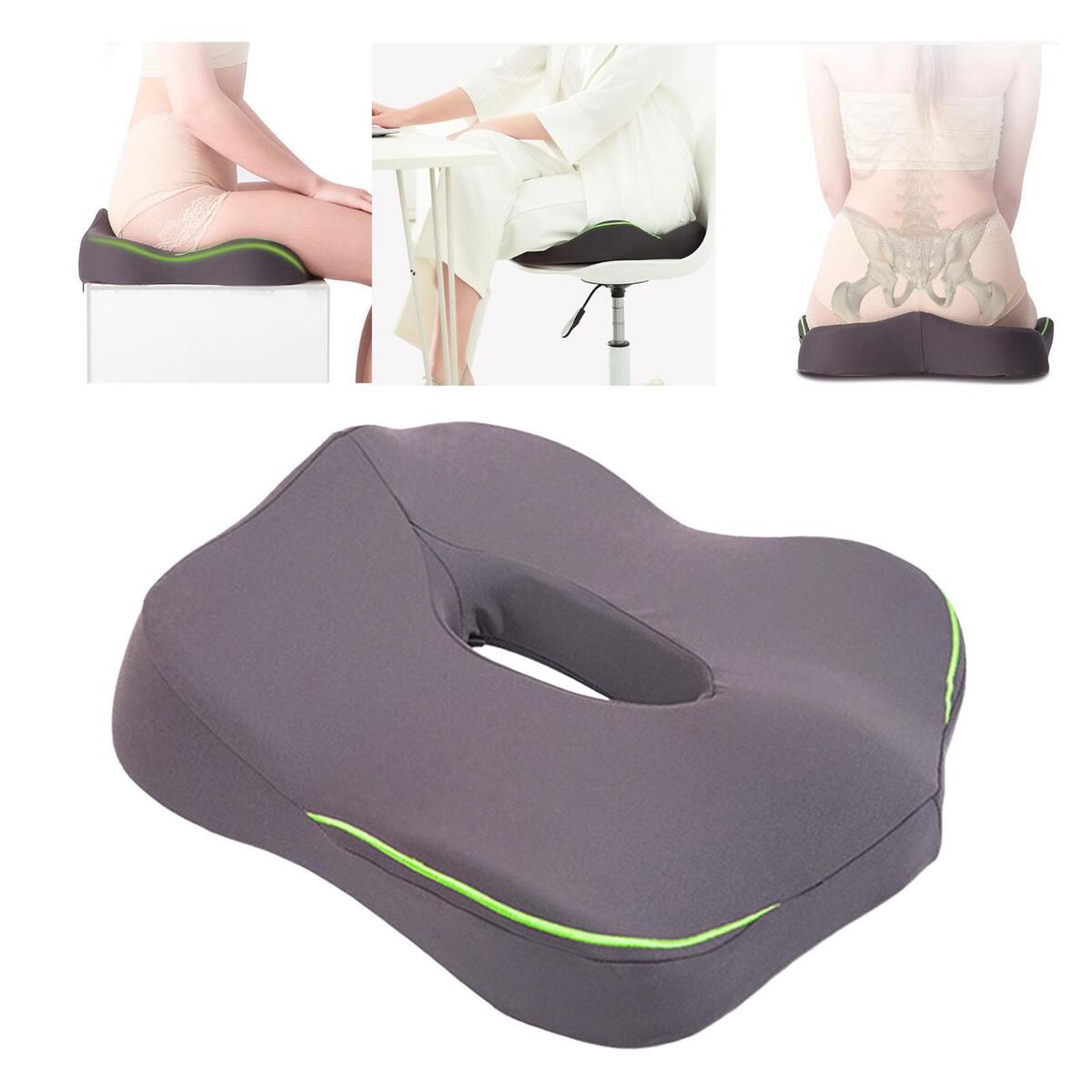 Premium Memory Foam Seat Cushion Support Pillow for Chair Computer Desk