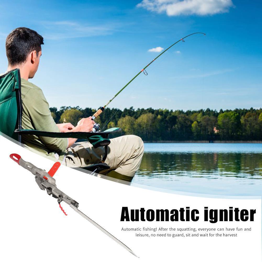 Foldable Automatic Spring Fishing Pole Bracket Durable Outdoor Fishing Gear
