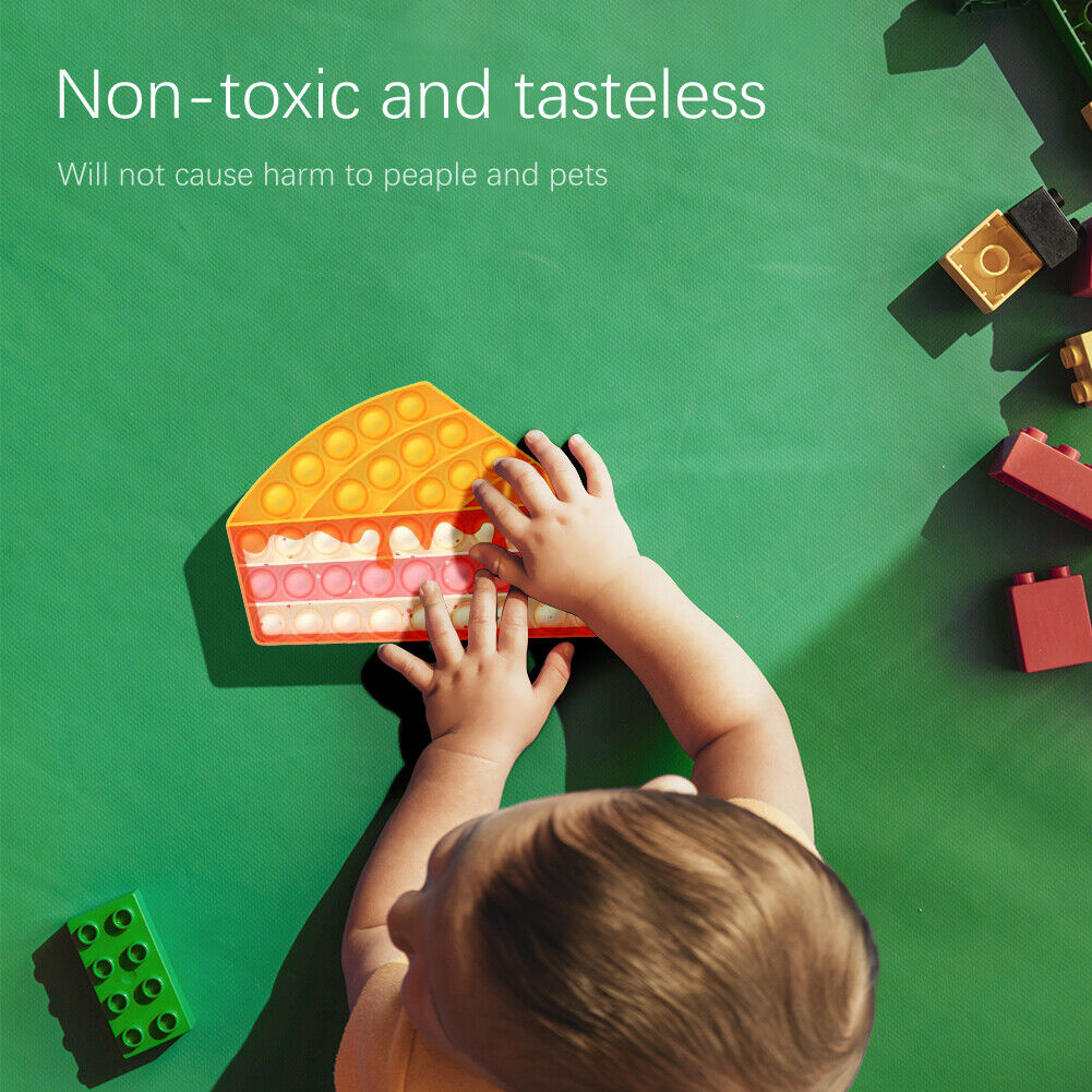 Anti-Stress Sandwich Push Bubble Decompression Children Squeeze Press Board