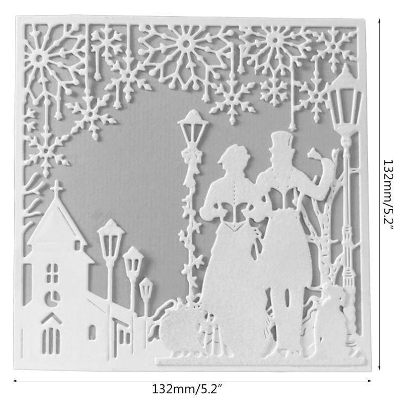 Snowflake Metal Cutting Dies Stencil Scrapbooking DIY Album Stamp Paper