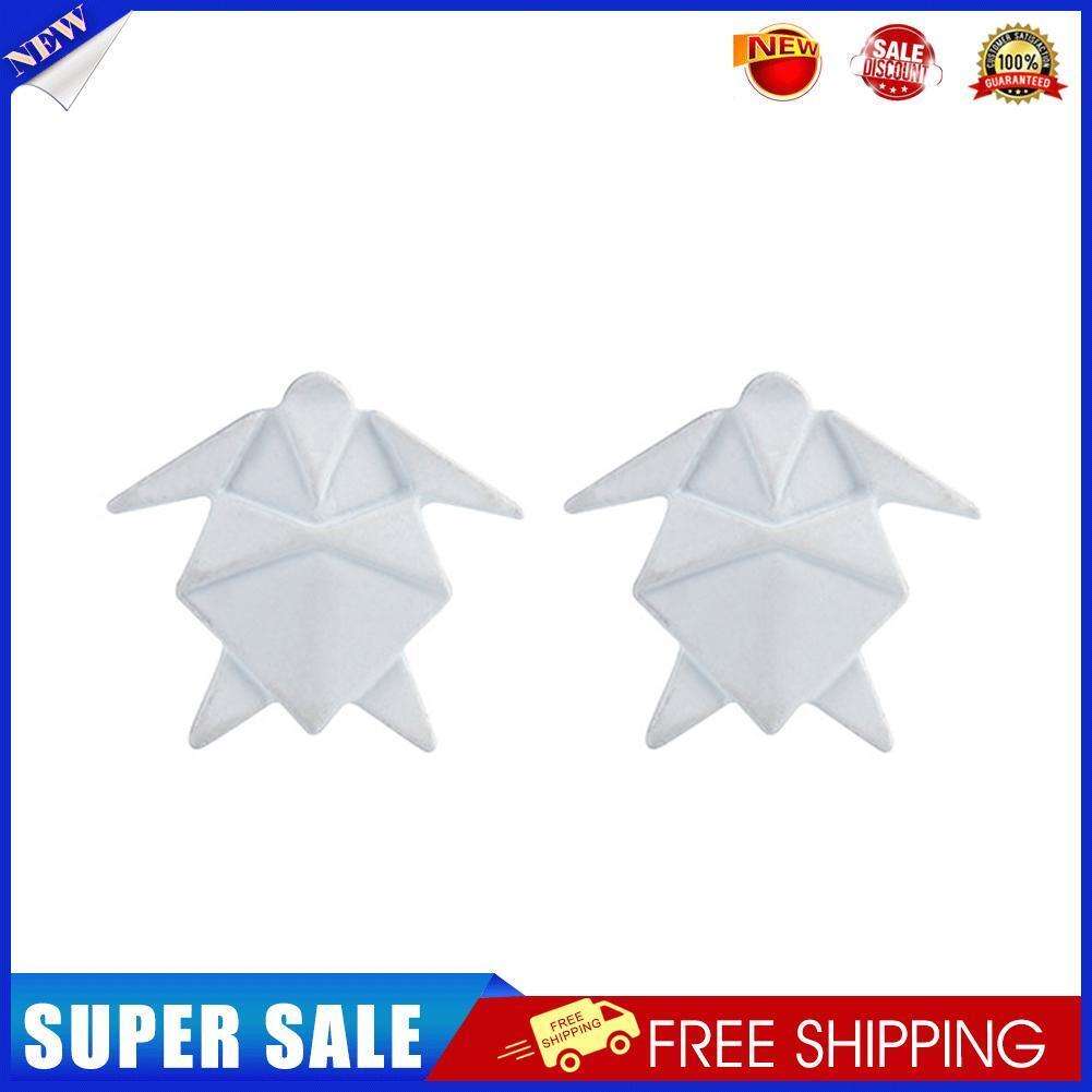 Fashion Women Geometric Folden Ear Stud Creative Earrings Casual Jewelry