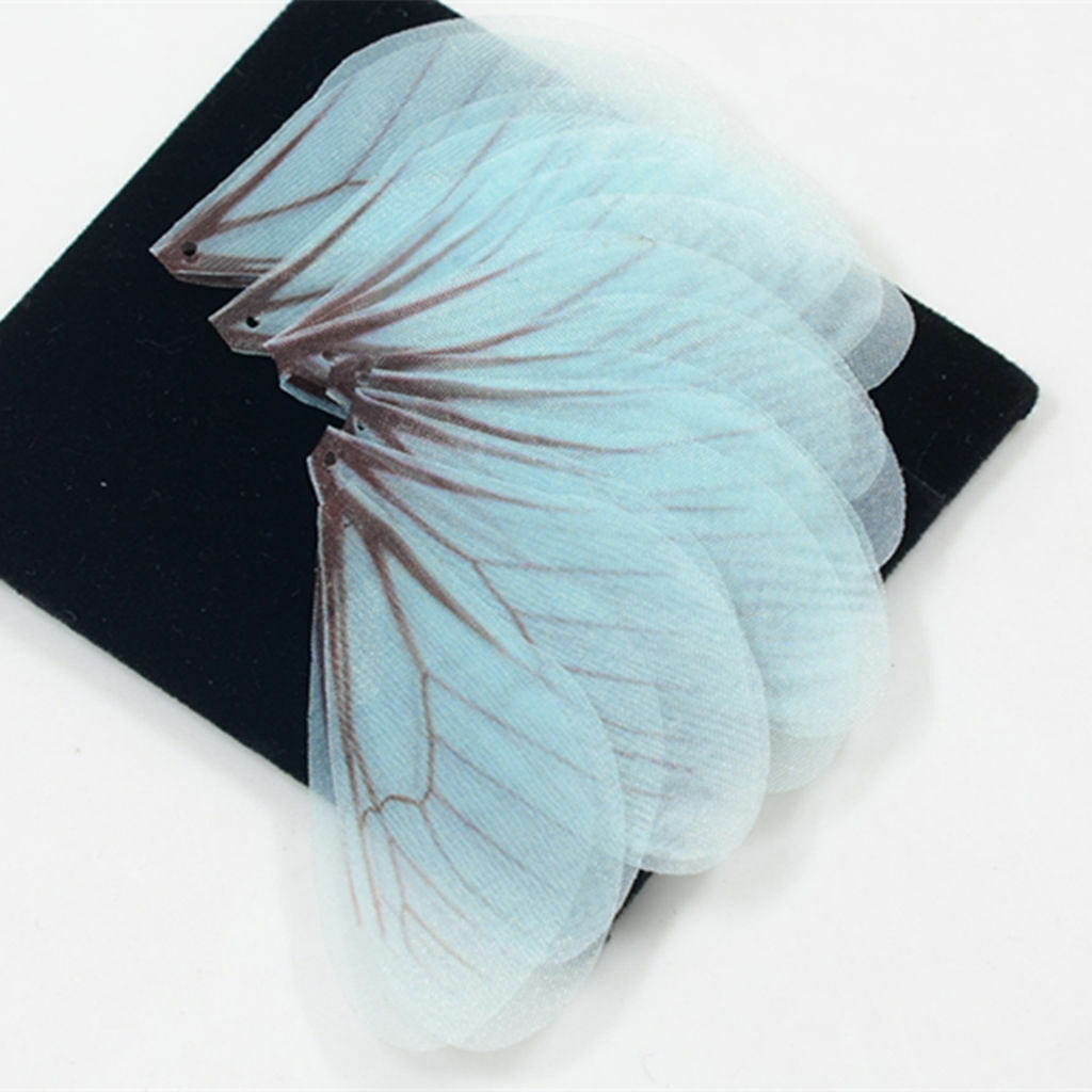 50pcs Multi-color Dragonfly Wing Earrings Pendants Charms Jewelry Findings
