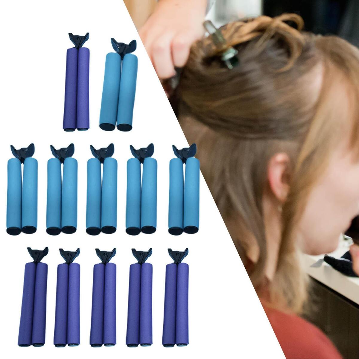 Heat Insulation Clip 12 Pieces Without Trace Durable Curlers for Women Girls