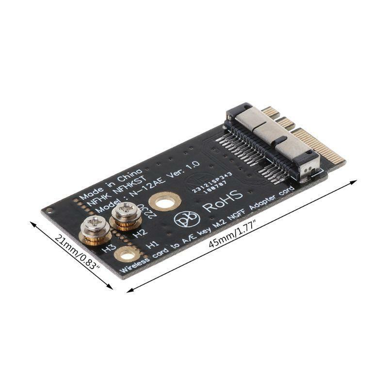 BCM94360CS2 BCM943224PCIEBT2 A/E Key NGFF M.2 Adapter Card Module 12+6 Pin WIFI