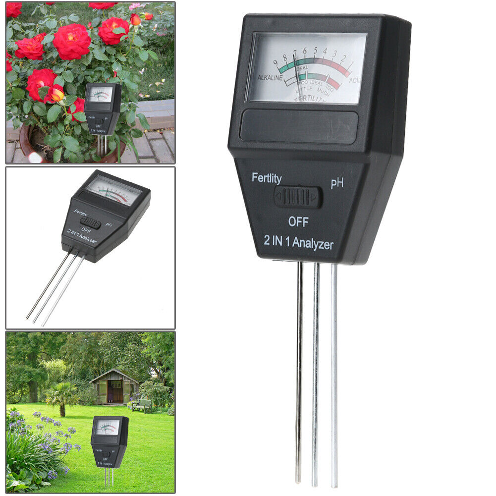 2 in 1 Moisture PH Monitor Detector Acidity Tester Fertility Acidity Tester