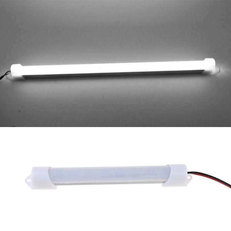 1PC White 12V 5630 9LED Car LED SMD Interior Light Bar Tube Strip Lamp Boat
