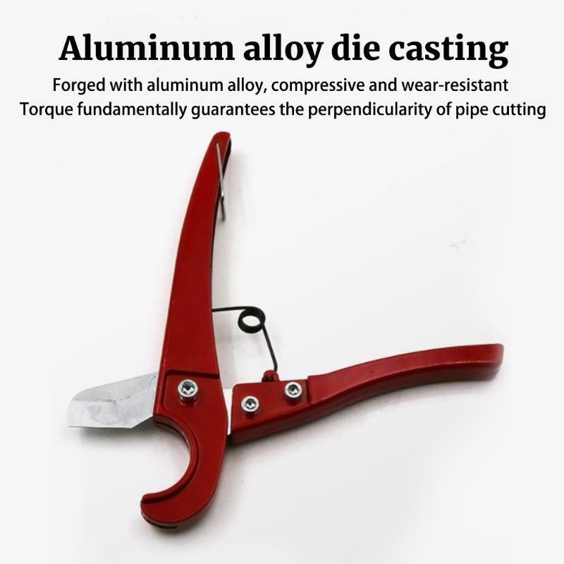 PVC Pipe Cutters Ratcheting Hose & Tube Cutter Cutting 1.2" PPR PVC Plastic Pipe